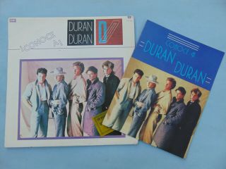 Conoce A Duran Duran Lp Mega Rare Mexican Promo With Radio Dj Comments & Booklet