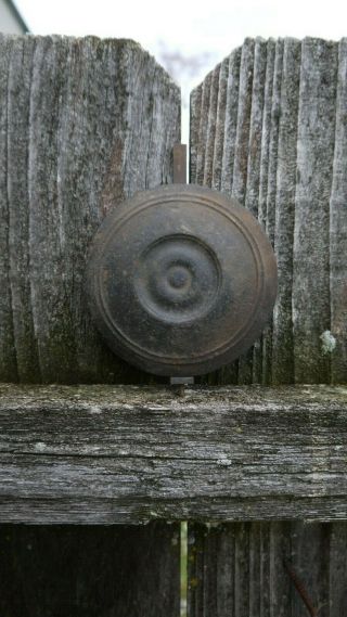 Antique Early 18 Th Century English/scottish Tall Case Clock Cast Iron Bulls Eye