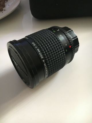 Minolta Rf Rokkor - X 250mm 1:5.  6 Mirror Lens - Rare