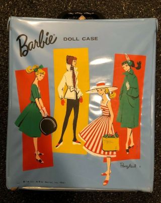 Mattel Vintage 1961 Barbie Doll Vinyl Case
