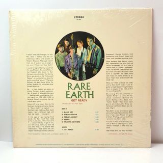 Rare Earth ‎Get Ready 1970 Repress Vinyl LP Record Psych R&B Soul Shrink VG, 2