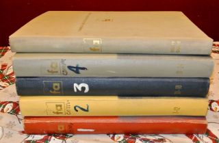 1954 Fa 4 Volume Set 24 Course Famous Artists Course Including Rare Study Guide