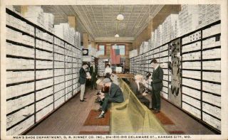 Antique Postcard Kansas City Mo " Men 