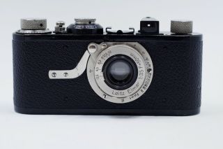 Rare Exc,  Leica Leitz Ia Camera w/ Elmar 50/3.  5 Lens Early SN 18309 2