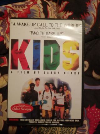 Kids (dvd,  1995 / 2000) Larry Clark Rare Out Of Print Unrated