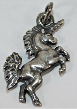 Vtg Rare Sterling Silver James Avery Retired Unicorn Charm