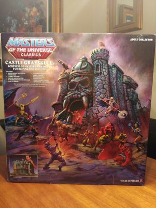 Motu Castle Grayskull Masters Of The Universe Classics Open 100 Complete