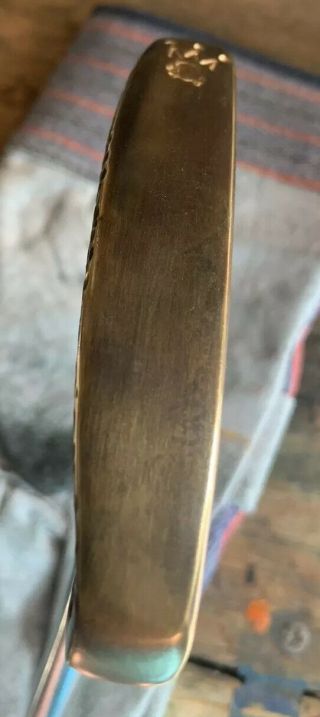 Custom Antique Finished Titleist Bullseye Flange Hand Stamped Putter OEM Grip 3