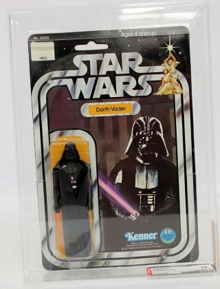 Vintage Kenner Star Wars 12 Back - C Darth Vader // Afa 70 Ex,