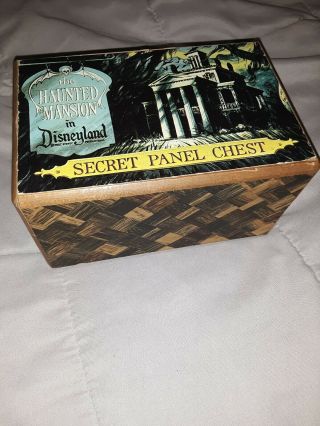 Haunted Mansion Secret Panel Chest Vintage Disneyland Rare 1960 1970 Halloween