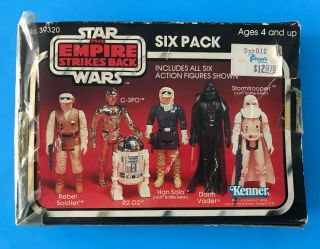 Star Wars Kenner 1980 Empire Strikes Back Six Pack Box Only