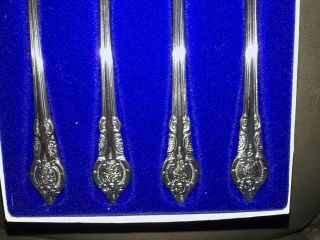 WALLACE SILVERSMITHS STRADIVARI STERLING SILVER SEAFOOD COCKTAIL FORK,  5 5/8 
