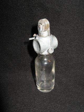 Antique Glass Pocket Torch Cigarette Lighter