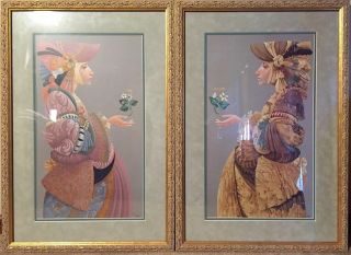 James Christensen " Two Sisters " 204/650 Set Rare Paper Editions 1990
