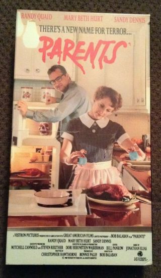 Rare Oop Parents Vhs Film 1989 Horror Randy Quaid Mary Beth Hurt Bob Balaban
