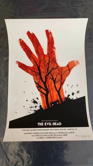 The Evil Dead By Olly Moss - Rare Mondo Print