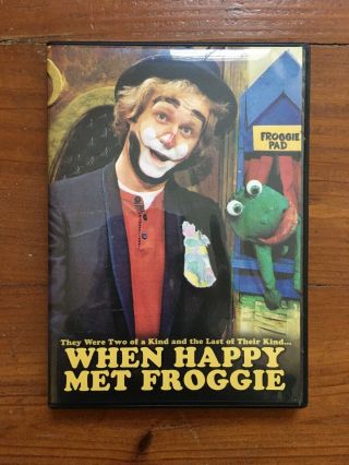 When Happy Met Froggie (dvd,  2010) Rare Oop Happys Hour