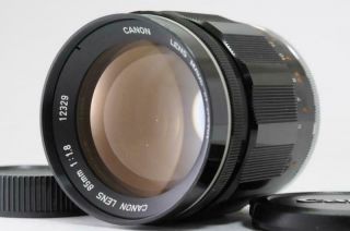 【rare 】canon 85mm F/1.  8 Mf Lens Leica Screw Mount Ltm L39 From Japan A990