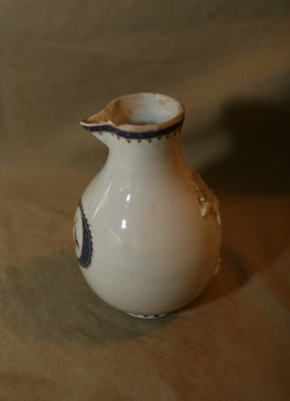 Antique 18th C Hand Painted Porcelain Creamer Chinese Export 4.  5 