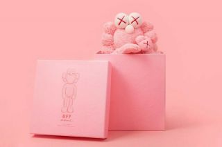 KAWS / KAWSONE BFF Pink Plush 2019 Limited Edition Of 3000 IN HAND 3