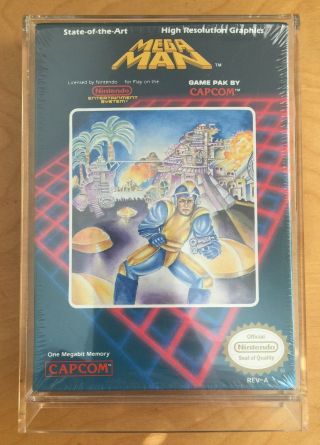 Mega Man 1 - Cib Complete Dead - Nintendo Nes 1987 - Ultra Rare