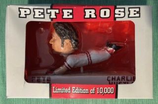 Pete Rose Bobblehead Charlie Hustle Rare Sliding 2002 Limited Edition