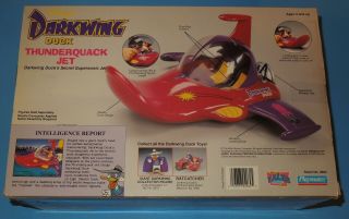 Vintage 1991 FACTORY Darkwing Duck Thunderquack Jet MISB NEVER OPENED 3