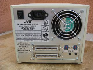 RARE JVC CD Recordable System BC - CR2000 XR - W2001 50 - pin SCSI CD - R Drive 2
