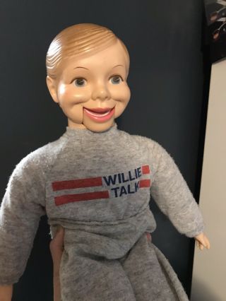 Vintage Willie Talk Doll Pull String Ventriloquist Doll Dummy 22 " Horsman