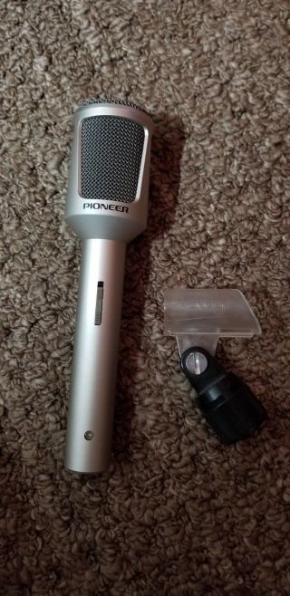 Pioneer Dm - 51 Unidirectional Dynamic Microphone - Rare -