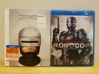 Robocop (Blu - ray Disc,  1987) Complete with Rare OOP Slipcover Ships 3