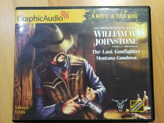 Last Gunfighter 23 : Montana Gundown By William W.  Johnstone (2012,  Cd) Rare