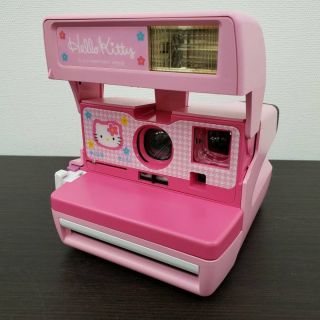 Rare Hello Kitty Polaroid 600 Instant Camera Pink Limited Tomy Sanrio F/s