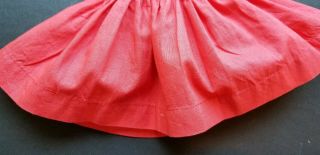 VINTAGE 1950,  S CORAL DOLL DRESS WITH PANTIES FOR 16 