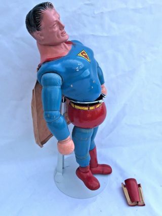 VINTAGE 1939 - 40 SUPERMAN COMIC IDEAL NOVELTY Co COMPOSITION WOOD JOINTED DOLL 2
