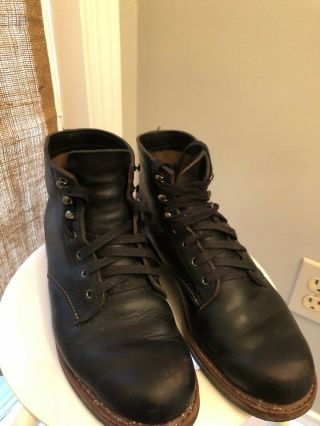 Rare All Black - Wolverine 1000 Mile [evans] Boots Mens (size:9) Mens