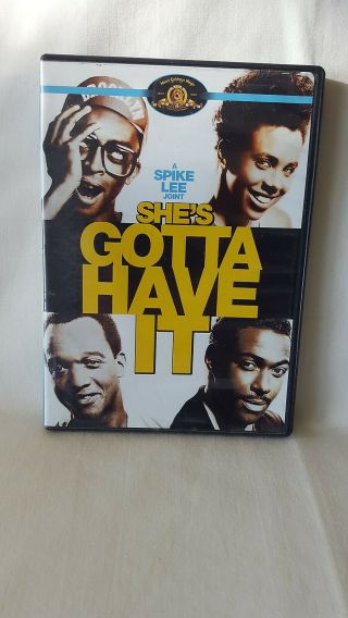 Shes Gotta Have It (dvd,  2008) Rare Oop Comedy Spike Lee Region 1