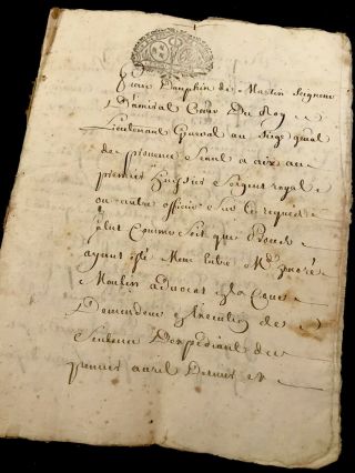 1724 Old Handwritten Document