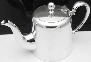 Vintage Cute 1/2 Pint Tea Pot - Silver Plated Hotelware Style Gladwin Sheffield