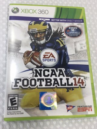 Ncaa Football 14 (microsoft Xbox 360,  2013) Rare