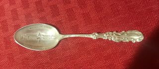 Antique Sterling Silver Souvenir Spoon Hotel El Tovar Grand Canyon Arizona