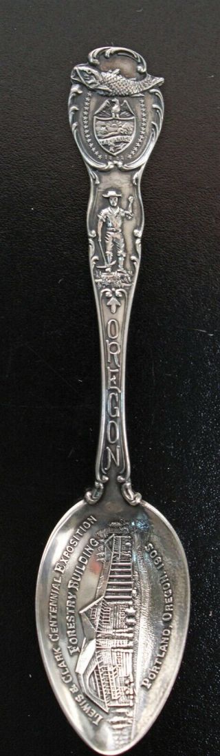 Sterling 1905 Lewis & Clark Centennial Exposition Souvenir Spoon