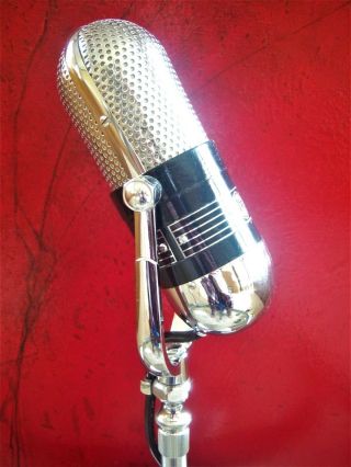 Vintage RARE 1960 ' s Aiwa VM - 12 bi - direction ribbon microphone RCA 77DX clone 2