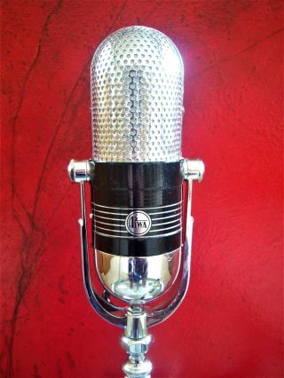 Vintage RARE 1960 ' s Aiwa VM - 12 bi - direction ribbon microphone RCA 77DX clone 3