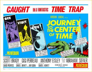 Rare 16mm Feature: Journey To The Center Of Time (sci - Fi) Time Travel - - Dinosaurs
