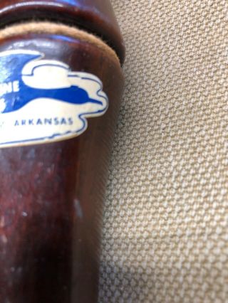 RARE HOWARD AMADEN HAMBONE LONOKE ARKANSAS DUCK CALL BLUE And White Label 1960’s 3
