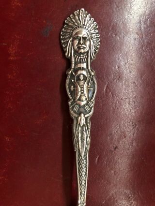 Minne Haha Sterling Silver Souvenir Spoon Minneapolis