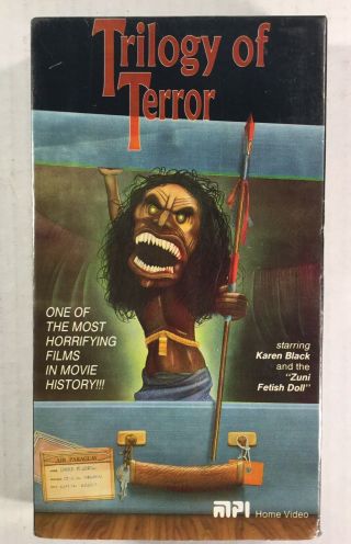 Trilogy Of Terror - Vhs - 1986 - Horror Sov Slasher Rare Oop - Karen Black