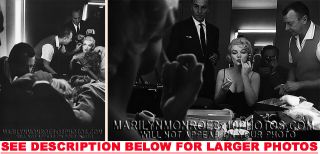 Marilyn Monroe The Makeup Team (2) Rare 4x6 Photos