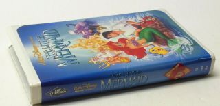 DISNEY The Little Mermaid 1989 VHS RARE Banned Cover Art Black Diamond Classics 2